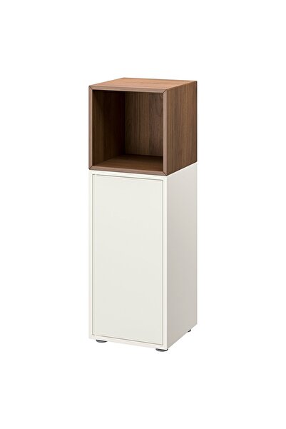 OEM Combinație corp cu picioare 35x35x107 cm alb/maro aspect nuc EKET Mai mul...