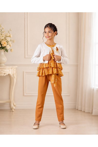 TİVİDO KİDS Tivido Girls' Dress Girls' Suit