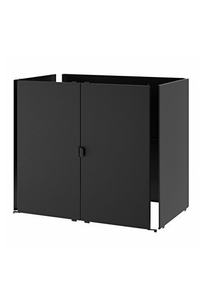 OEM Uşă/unități laterale/spate 86x61 cm negru/inox exterior GRILLSKÄR Unități...