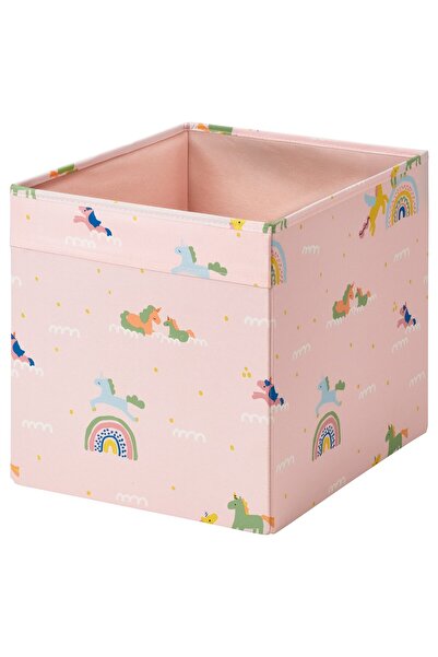 OEM Cutie 33x38x33 cm roz/unicorn REGNBROMS Cutii şi coşuri pentru copii