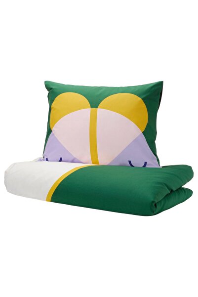 OEM Husă pilotă+față pernă 150x200/50x60 cm multicolor GREJSIMOJS Lenjerii de...