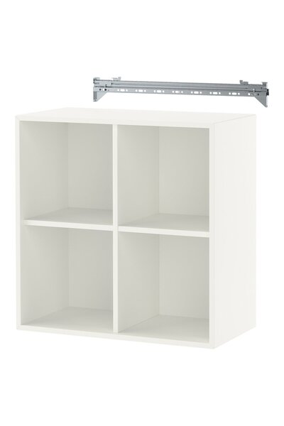 OEM Etajeră suspendată+4 compartimente 70x35x70 cm alb EKET EKET Rafturi și d...