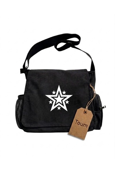 Toum Star Printed Unisex Messenger Bag