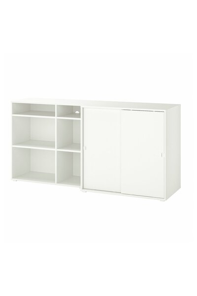 OEM Ansamblu depozitare 190x47x90 cm alb VIHALS Corpuri