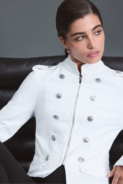 Stradivarius Buttoned denim jacket