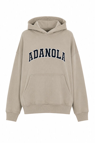 Özge Özgenç Kapüşonlu Oversize Sweat