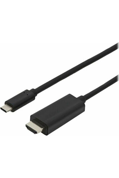 Digitus Καλώδιο HDMI αρσενικό - USB-C αρσενικό 2μ Μαύρο Κωδικός: AK-300330-020-S