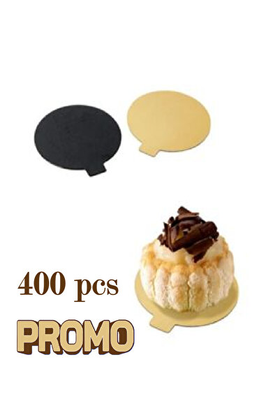 HORECA GOLD/BLACK SINGLE-SIZED DISCS WITH HANDLE - 8cm, 2mm 400pcs