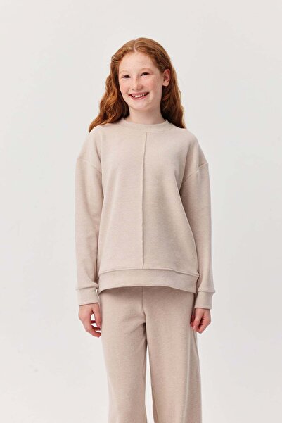 PAULMARK Girl's Textured Sweat Top