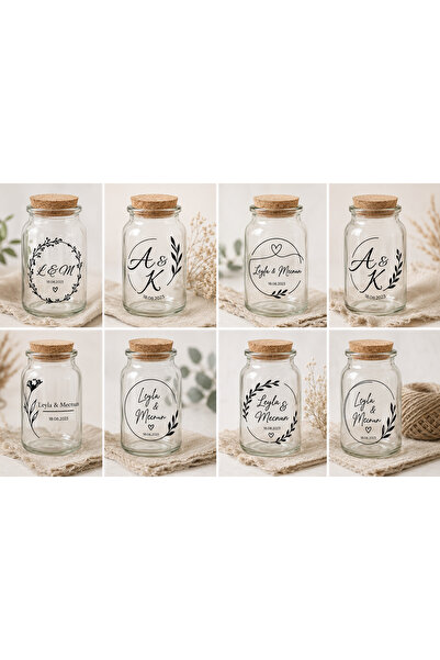 NoyaStudio Kişiye Özel Yarı Şeffaf Daire Etiket 3,5x3,5 cm 70 Adet Söz Nişan Kına Düğün Hediyelik Sticker