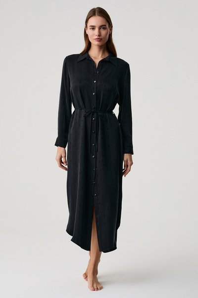 Penyemood Cupro Shirt Dress