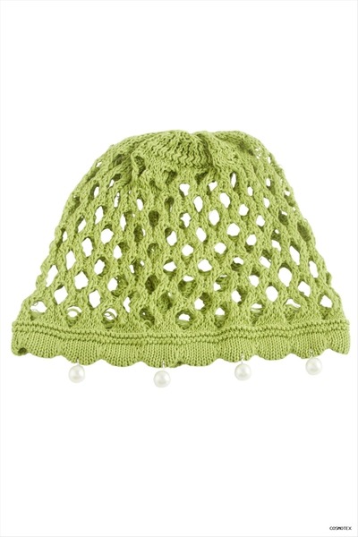 ZERO LAND Csmo-Tex Women's Summer Braided Pearl Mesh Bohemian Bonnet Headgear...