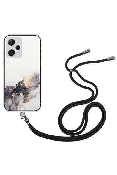OEM Θήκη σιλικόνης TPU με κορδόνι λαιμού για Xiaomi Redmi Note 12 Pro+ 5G - Μ...