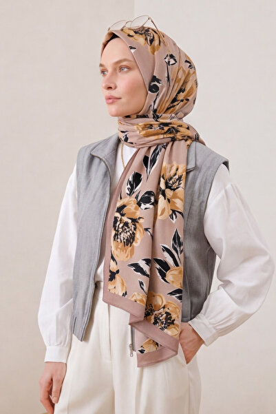 BONASERA EŞARP Women's Hijab Shawl Daily Printed Soft Shawl