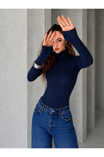 Starlight Women's High Collar 100% Cotton Lycra Body with Finger Details
