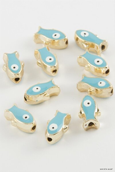 ZERO LAND Spt-Gld Fish Bracelet Horse 1 (170341) Piece Turquoise