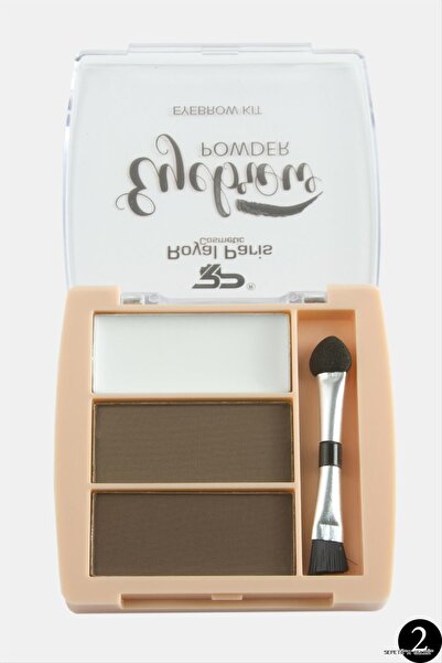 ZERO LAND Spt-Gld Royal Paris Eyebrow 3-Pack Eyebrow Shadow (114908) Set 2