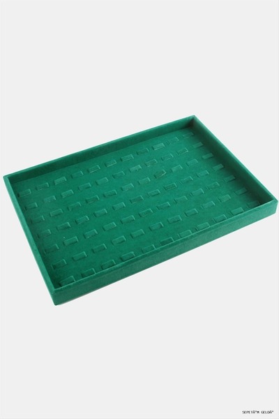 ZERO LAND Spt-Gld Anfora Fabric Nail Ring (114724) Table Green