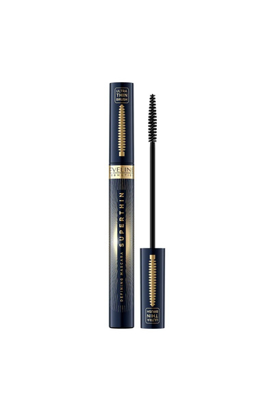 Eveline Mascara de definire Superthin cu perie de precizie - NEGRU 6ml