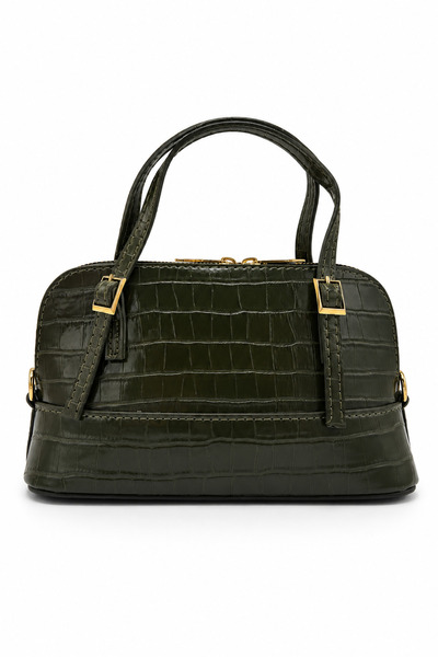 Sellini Geantă elegantă verde de umăr și de mână pentru femei