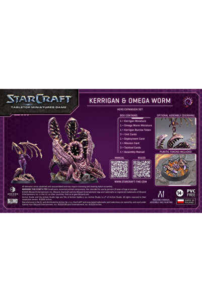 Archon Studio StarCraft Kerrigan și Omega Worm - Extensie de Miniaturi Zerg