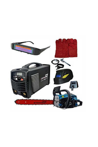 OEM Инверторен заваръчен апарат Stromo Kraft 450A Комплект с верижен трион 7....