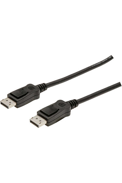 Digitus Καλώδιο DisplayPort αρσενικό - DisplayPort αρσενικό 2μ Μαύρο (AK-3401...