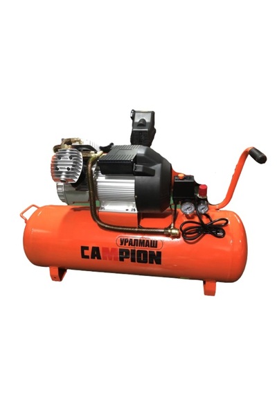 OEM Uralmash Champion Συμπιεστής με 100L Επαγγελματικό Λάδι, 1800W, Μονοφασικός
