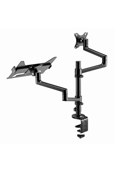 Gembird MA-DA-04 Adjustable Desk Monitor Arm with Notebook Tray, 17-32", 8 kg