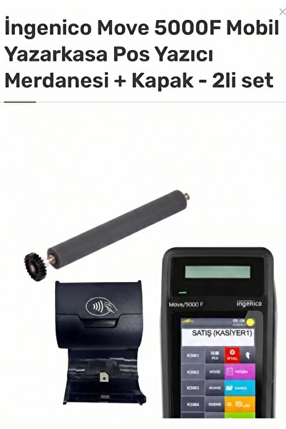 ingenico Move 5000F Mobil Yazarkasa Pos Yazıcı Merdanesi + Kapak - 2 li set