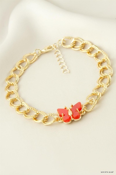 ZERO LAND Spt-Gld Chain (131640) Bracelet Pink