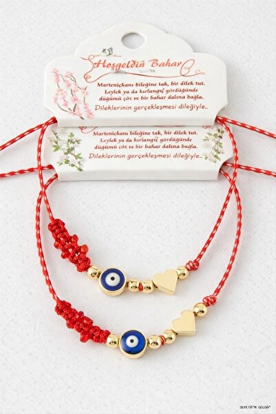 ZERO LAND Spt-Gld Nazar Marteniçka (131645) Bracelet Red
