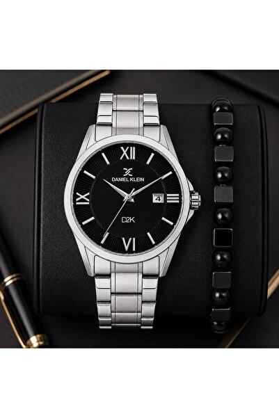Daniel Klein Men's Wristwatch with Steel Strap with 2 Years Warranty for Groo...