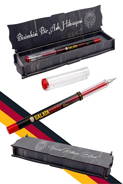 Galatasaray Signature Pen Gift with Wooden Box