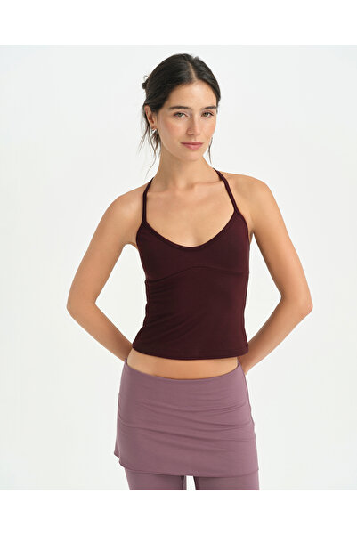 Ayma Active Φανελάκι - Καφέ - Casual