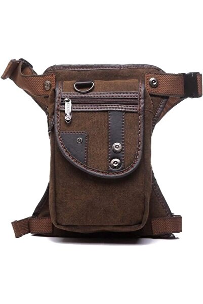 STARSTAR Canvas unisex outdoor thigh waist pack motorcycle/hiking