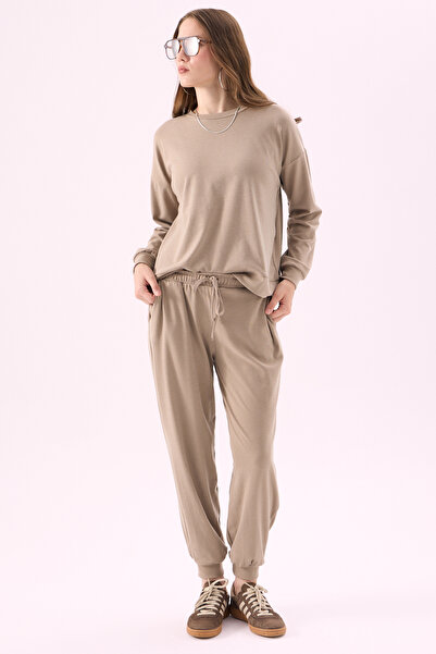 CrepTekstil Crep Women's Soft Knitwear Textured Flexible Comfortable Cut Swea...