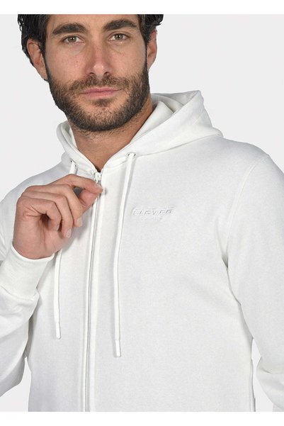 Clever Ανδρικό ανοιξιάτικο λευκό μπουφάν CT-26630-white