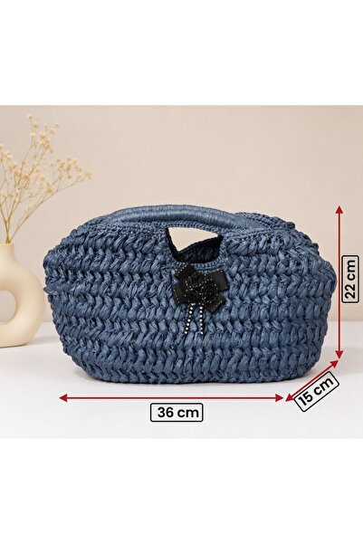 EFLİNS Bag Hand Knitted Macrame