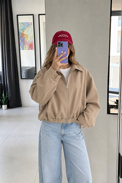 Ekim Store Kratka jakna bomber s remenom