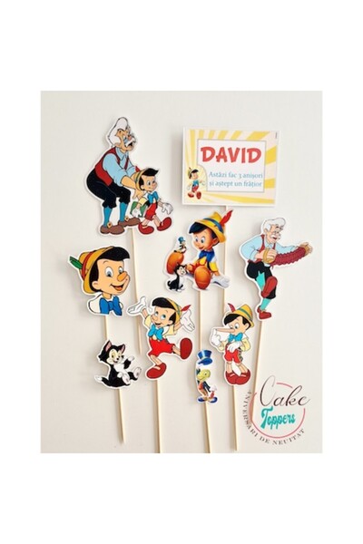 Aniversari de Neuitat Set Topper Pinocchio