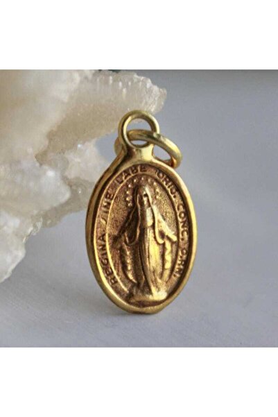 Luamor Jewelry Gümüş El Yapımı Paralı Meryem Ana Sikke zincirli Kolye 925 Aya...