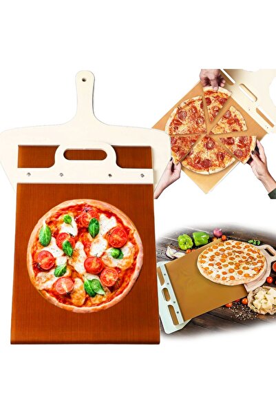 HS Lopată pentru pizza și pâine, tavă glisantă, profesională, pătrată, XXXL
