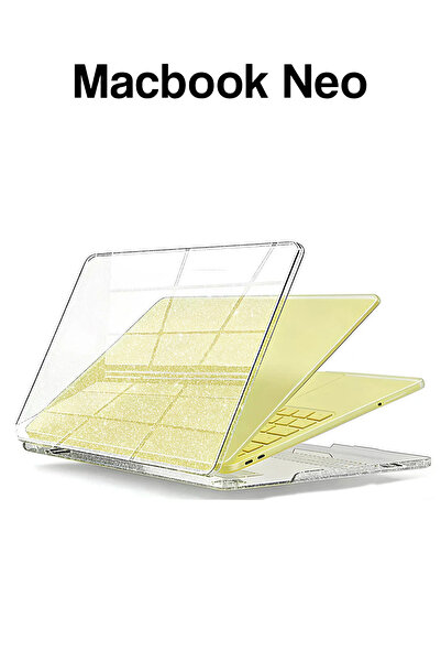 Nezih Case Macbook Neo 13 İnç (A18-A18 Pro 2026) Uyumlu 360 Tam Koruyucu Siml...