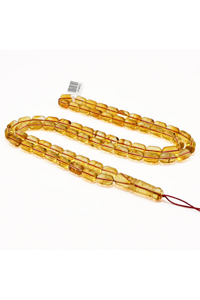 Generic Brand Clear Baltic Amber Rosary with Inclusions – 66 Bead 7-11.5mm Ba...