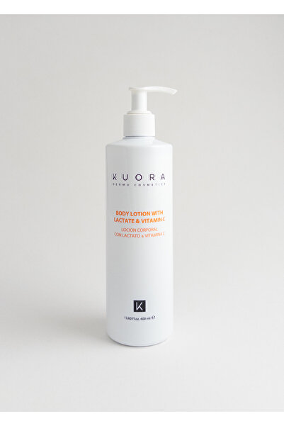 KUORA لوشن للجسم مع لاكتات وفيتامين سي