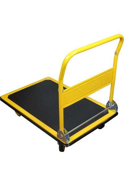 DubaiGallery Industrial Flat Platform Cart with Swivel Casters – 60×90CM