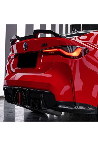 ROAL TUNİNG BMW G22 G26 V-Style Spoiler Piano Black (2020+) Birebir Uyumlu İt...