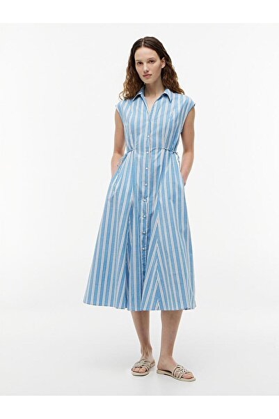 Tommy Hilfiger SUMMER COTTON NS MIDI DRESS