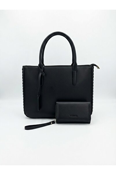 Matris VERNIKA Women’s 2-Piece PU Leather Set - 30x22.5 cm